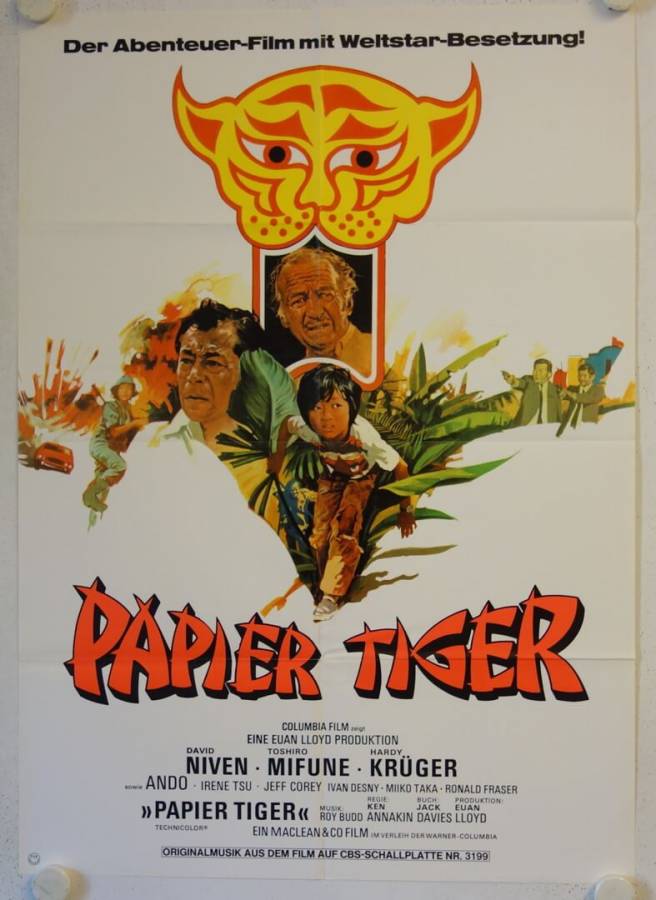 Paper Tiger original release german movie poster
